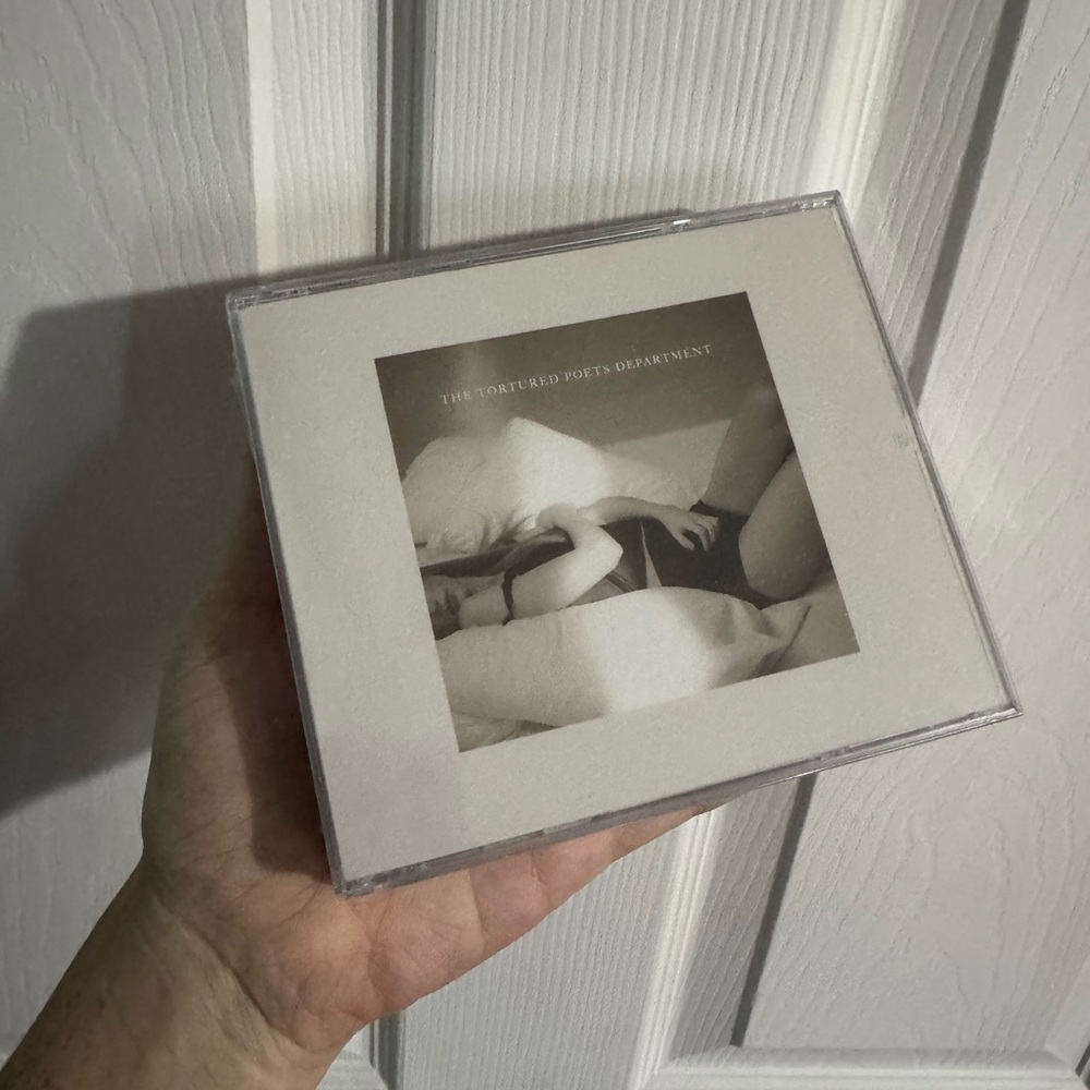 Taylor Swift CD with Black and White Cover